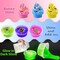 12 Cups DIY Slime Making Kit for Girls - Crystal Clear and Glow in The Dark With Add-ins